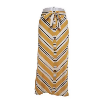 Omlottkjol (Gul, Vit, Svart) från Max Elastan, Polyester