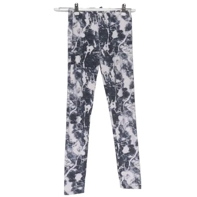 Træningsleggings (Sort, Hvid) fra Phelix Sports Elastan, Polyester