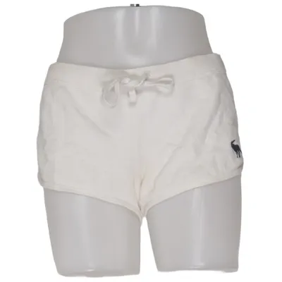 Sweatshorts (Hvid) fra Abercrombie Bomuld, Polyester