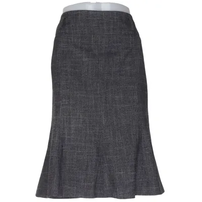 Kjol (Grå) från Flare Collection Elastan, Polyester, Viskos