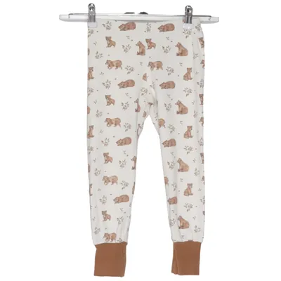 Pajama pants (White, Brown) from La Luna Cotton, Elastane