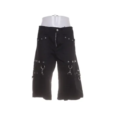 Denim shorts (Black) from Poizen Industries Cotton, Elastane