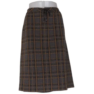 Nederdel (Grå, Gul) fra Frank Walder Elastan, Polyester, Viscose