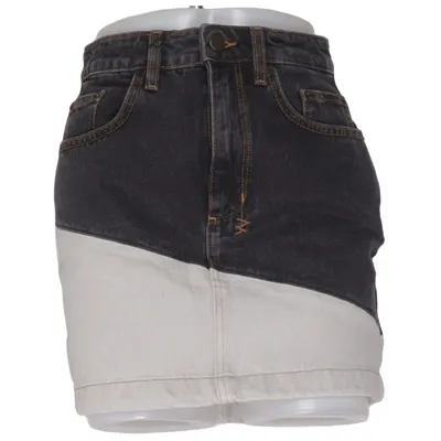 Denim skirt (Black, Beige) from Ksubi Cotton