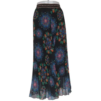 Maxi rok (Zwart, Meerkleurig) van Desigual Polyester, Viscose