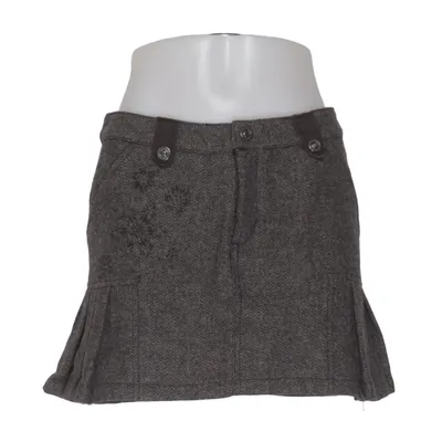 Skirt (Gray) from Triple Five Soul Polyester, Wool