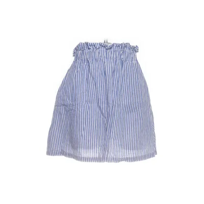 Rok (Wit, Blauw) van YAS Katoen, Linnen