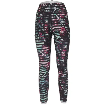Træningsleggings (Sort, Flerfarvet) fra Nicole Miller Elastan, Polyester
