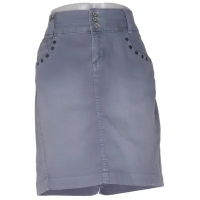 Spijkerrok (Grijs) van Denim Extra Katoen, Elastaan, Polyester
