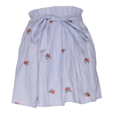 Jupe (Bleu, Blanc, Multicolore) de Fishbone Coton, Polyester