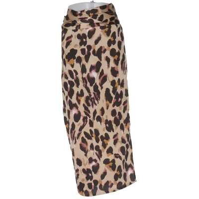 Wikkelrok (Beige, Zwart, Meerkleurig) van Never Fully Dressed Polyester
