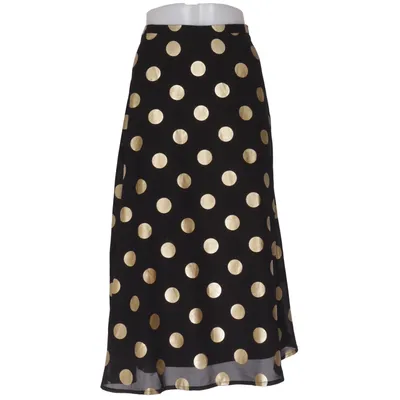 Maxi nederdel (Sort, Guld) fra Flash Woman Polyester