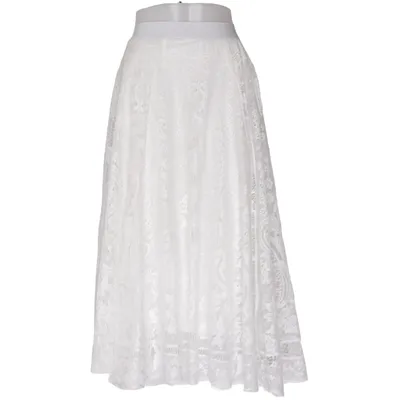 Långkjol (Vit) från Shein Curve Polyester