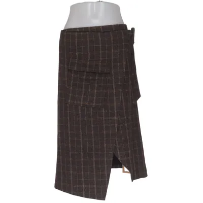 Kjol (Brun) från Norr Polyester, Ull