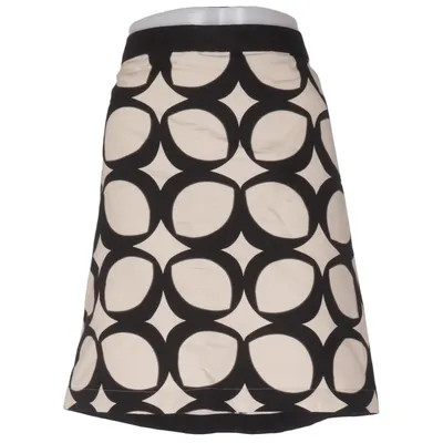 Skirt (Black, Beige) from 'S MaxMara Cotton, Linen, Viscose