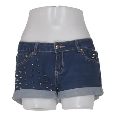 Denim shorts (Blauw) van Realty Jeans Katoen, Elastaan