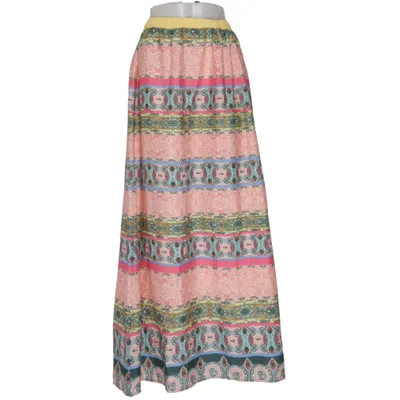 Maxi skirt (Pink, Green, Yellow, Multicolored) from Lavand Cotton, Polyester
