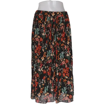 Långkjol (Svart, Flerfärgad) från Indiska Polyester