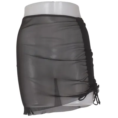 Jupe de plage (Noir) Élasthane, Polyester