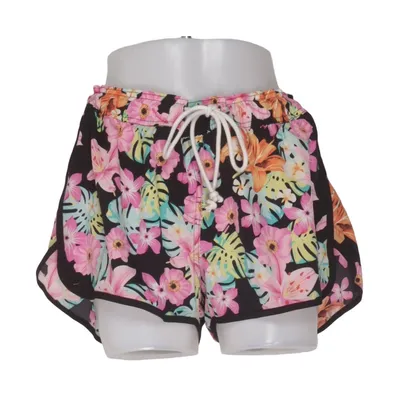 Korte broek (Zwart, Meerkleurig) van Rainbow Elastaan, Polyester