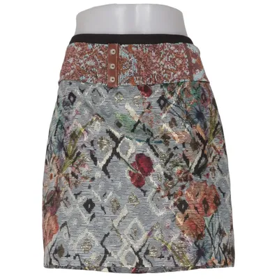 Rok (Blauw, Meerkleurig) van Steps Katoen, Elastaan, Metallvezel, Polyester