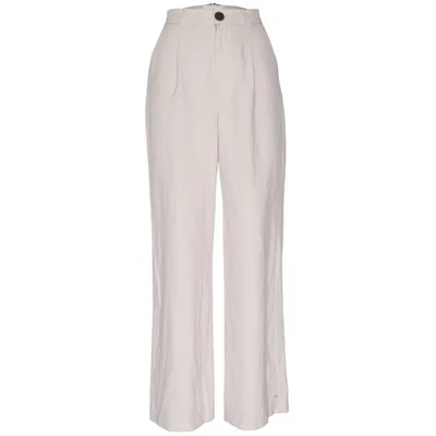 Palazzo broek (Beige) van Pull & Bear Elastaan, Polyester, Viscose