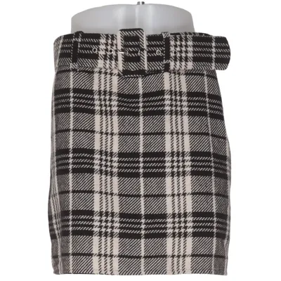 Skirt (Kemerli Ekose Etek) from Ayriss Polyester, Viscose