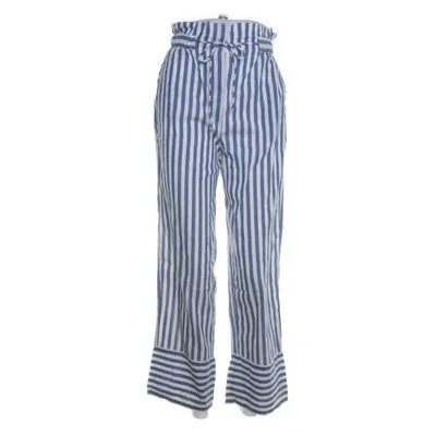 Byxor (Blå, Vit) från Mango Casual Bomull