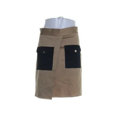 Slå om-nederdel (Sort, Beige) fra Hosbjerg