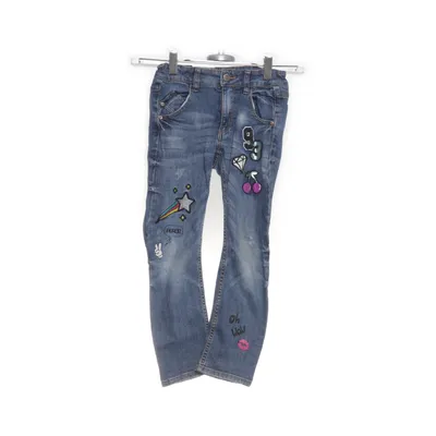 Jeans (Blå) från Regular by Lindex Bomull, Elastan