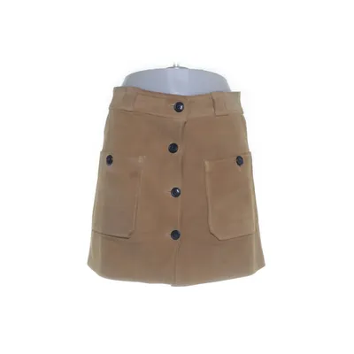 Leather skirt (Brown) from Conbipel