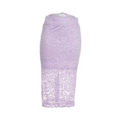 Kjol (Lila) från Divided by H&M Elastan, Polyamid, Polyester