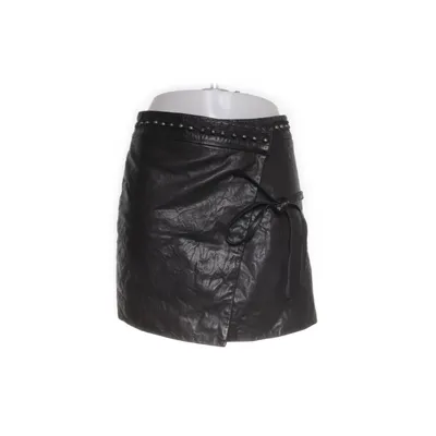 Wrap skirt (Black) from Swildens Polyester, Leather