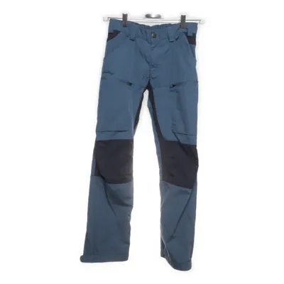 Outdoor pants (Blue, Gray) from Lundhags Organic cotton, Polyurethane, Recycled polyester