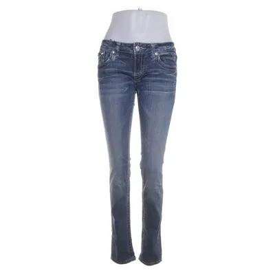 Jeans (Blå) från Miss Me Bomull, Elastan