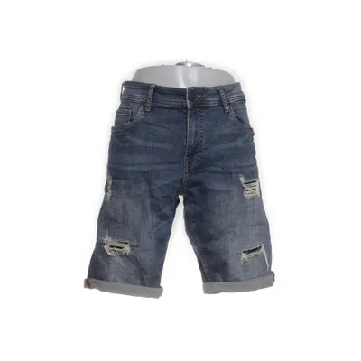 Denim shorts (Blauw) van Smog Katoen, Elastaan