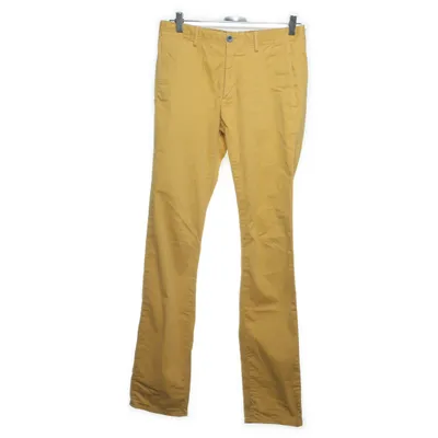 Chinos (Geel) van Mango Katoen, Elastaan, Polyester
