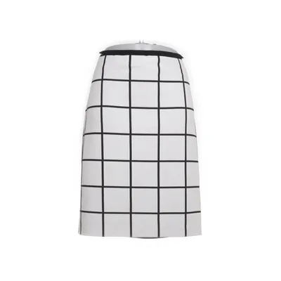 Rok (Wit, Zwart) van Claudia Sträter Acetaat, Elastaan, Polyamide, Polyester