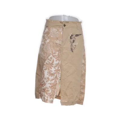 Skirt (Brown, Multicolored) from XX by Mexx Cotton, Linen, Polyester