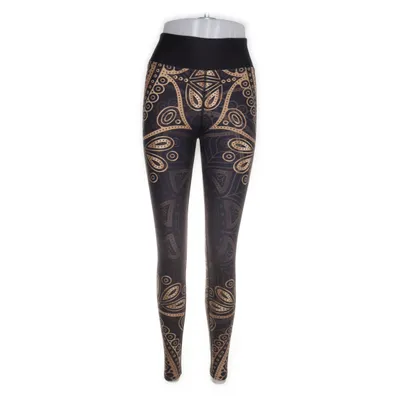 Sports tights (Black, Multicolored) from Maya Freya Elastane, Polyester