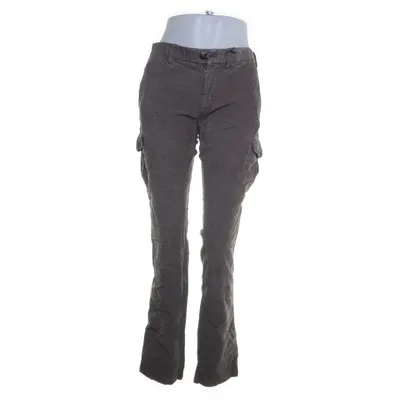 Cargo pants (Brown) from Carnet de Vol Elastane, Cotton