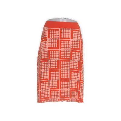 Skirt (Red, Multicolored) from Nanso Elastane, Polyamide, Viscose