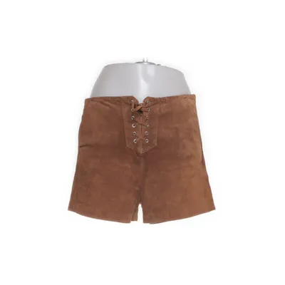 Lädershorts (Brun) från Mango Skinn