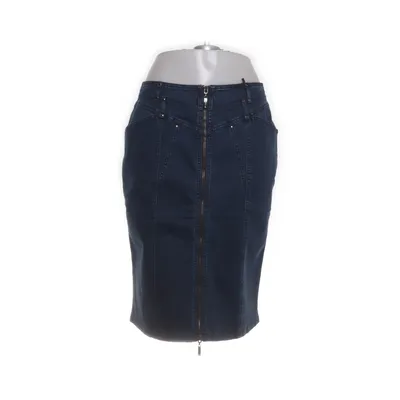 Denim skirt (Blue) from Lafei Nier Cotton, Elastane, Polyester