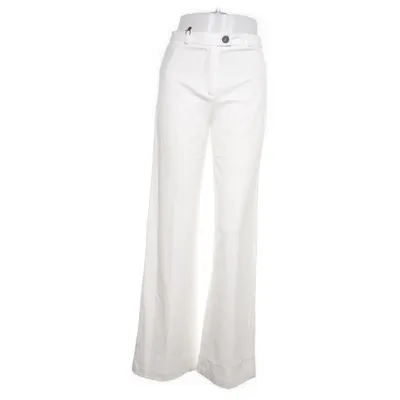 Byxor (Vit) från Bershka Elastan, Polyester, Viskos