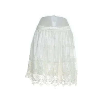 Skirt (White) from Parisian Collection Cotton, Nylon, Polyester