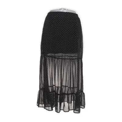 Skirt (Black, White) from Cerise Blue Cotton, Polyester