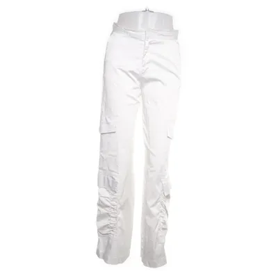 Cargo broek (Wit) van Zara Katoen, Elastaan, Polyester