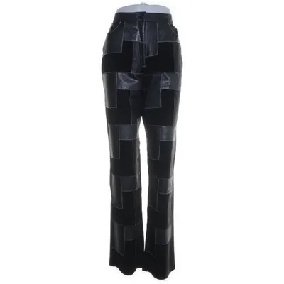 Leather pants (Black) from Vivien Caron Leather, Polyester