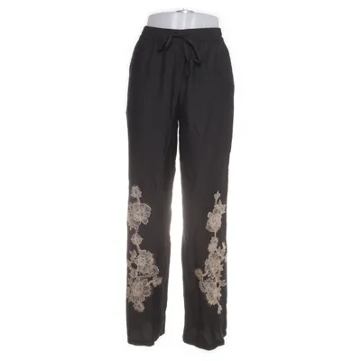 Byxor (Svart) från Black Colour Polyester, Viskos